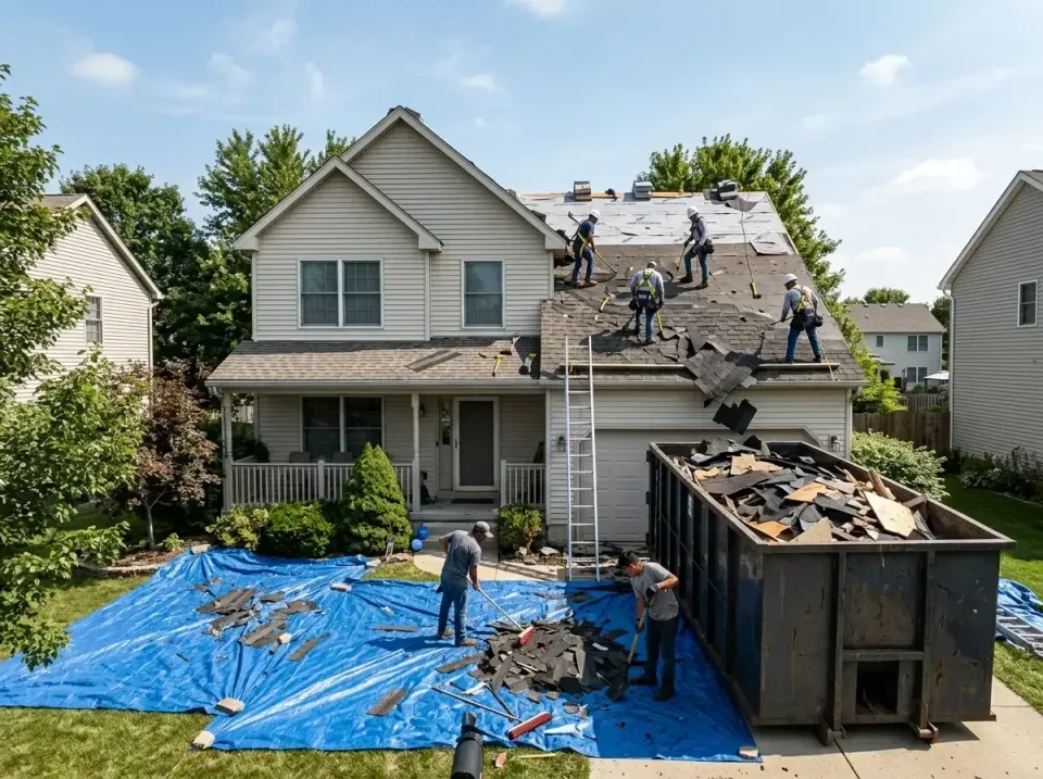 roof-replacement-debris-remova-004 — frequently asked questions, Cheapest Dumpster Rentals in Canyon Lake, CA